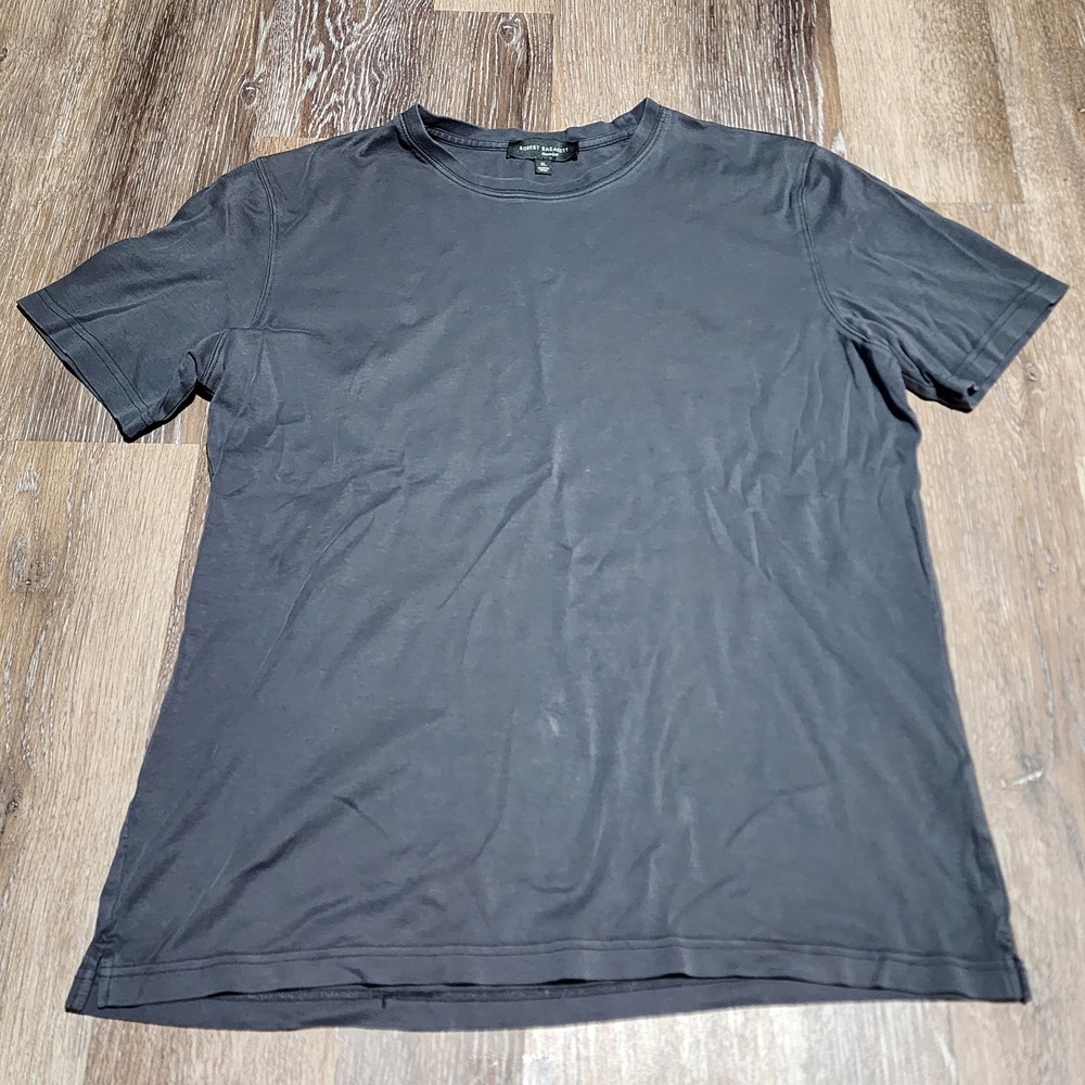 Robert Barakett Short Sleeve T Shirt Mens 100% Cotton Short Sleeve Gray XL